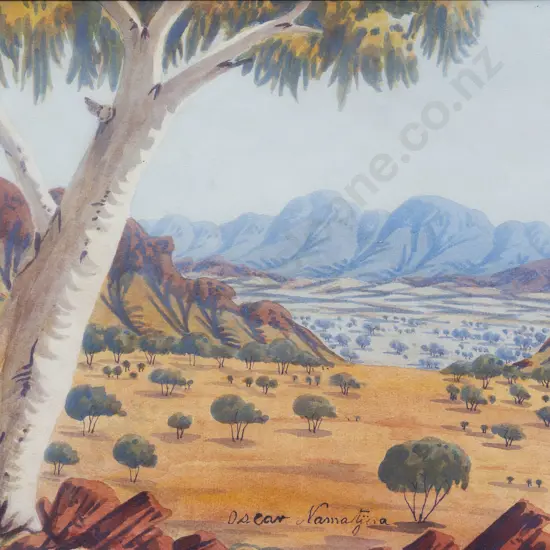 Oscar Namatjira (Australian) - Ghost Gum