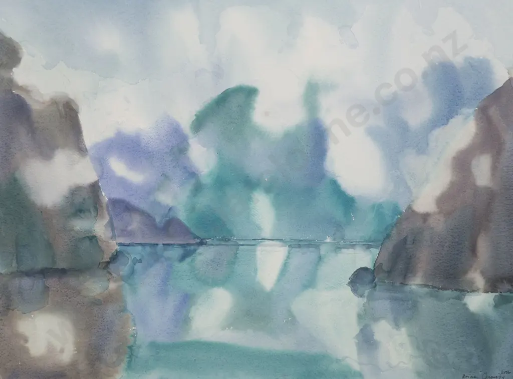 Brian Carmody - Morning Mist at Breaksea Sound Image 1++