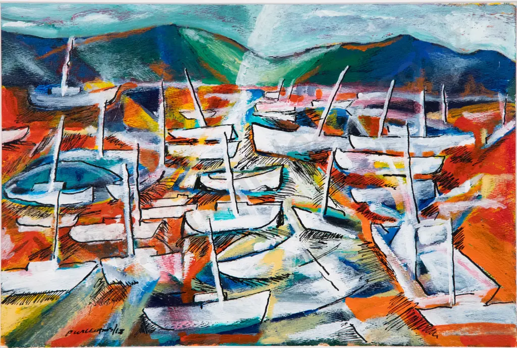 Patrick Williams - Boats in the Harbour Image 1++