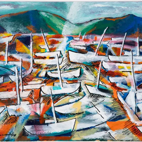 Patrick Williams - Boats in the Harbour