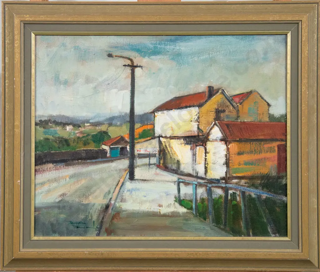 Russell Hollings (b 1948) - The Corner Dairy Image 1++