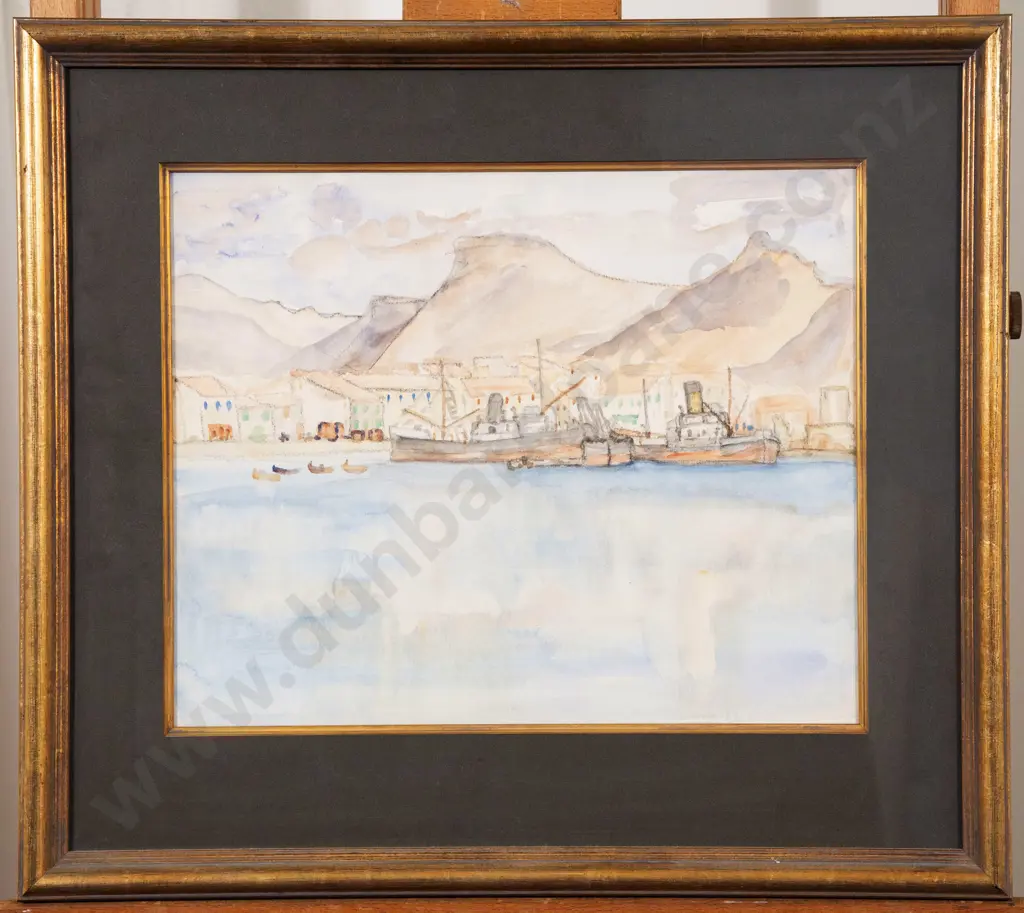 Maude Burge (1865 - 1957) - Harbour Study Image 1++