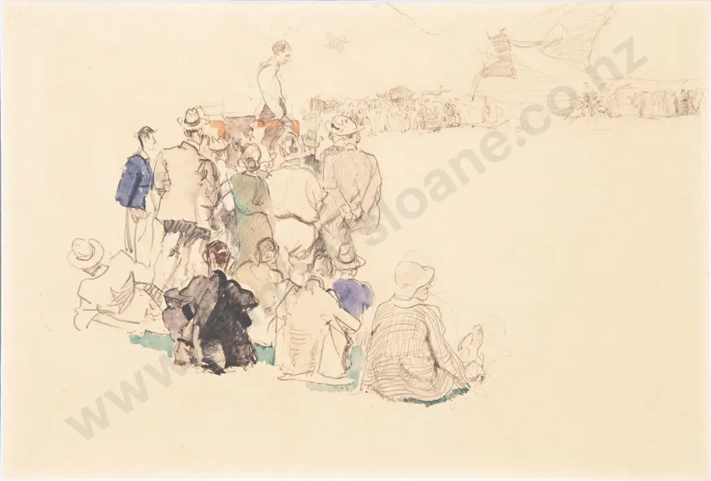 Maud Sherwood (1880 - 1956) - The Meeting Image 1++