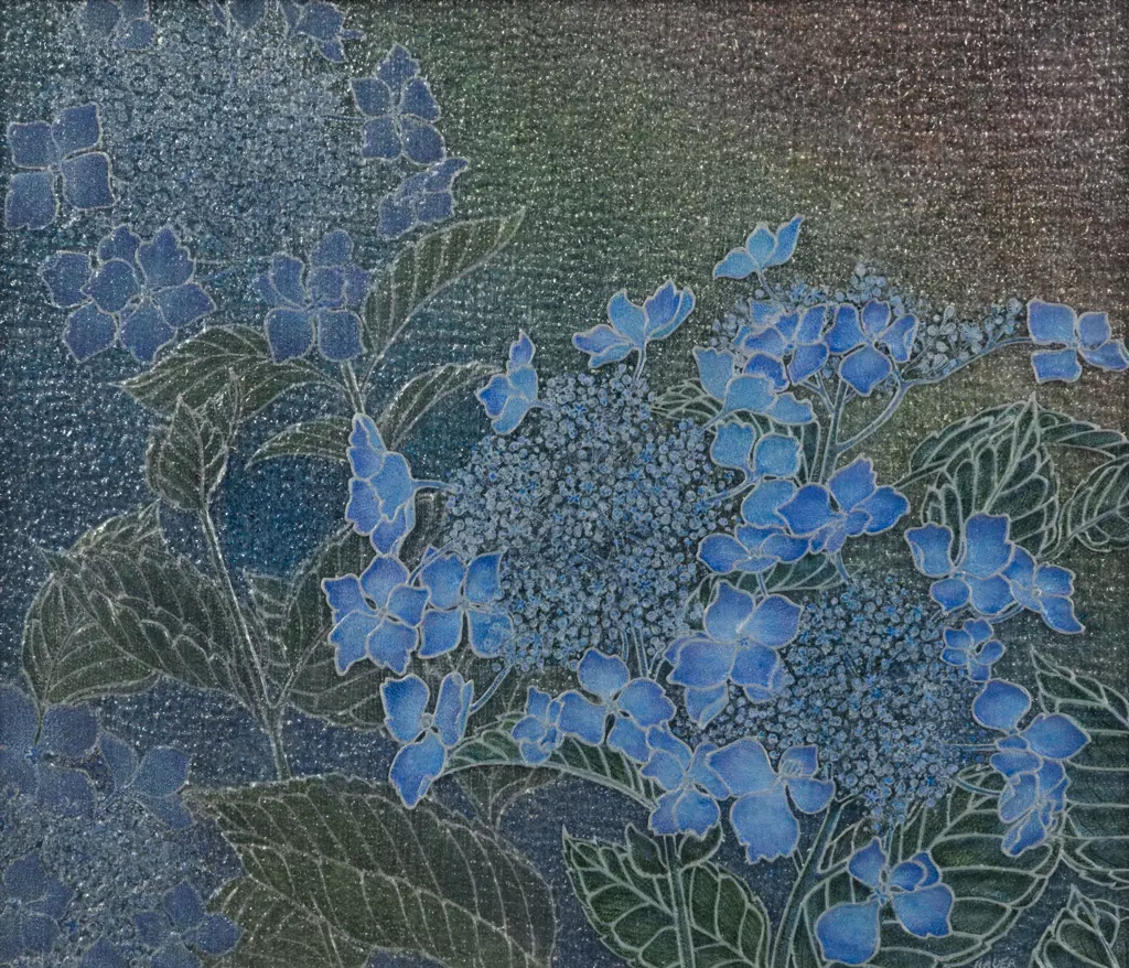 Carol Anne Bauer - Hydrangeas and Rainbow Water Mist Image 1++