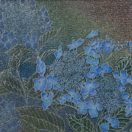 Carol Anne Bauer - Hydrangeas and Rainbow Water Mist