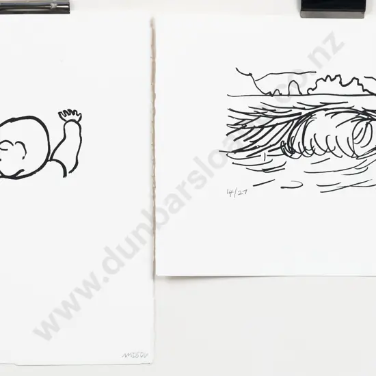 Michael Smither (b 1939) - Child Study & Other (2) (unframed)