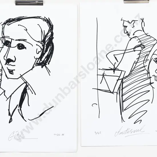 Michael Smither (b 1939) - Interval & Other (2) (unframed)