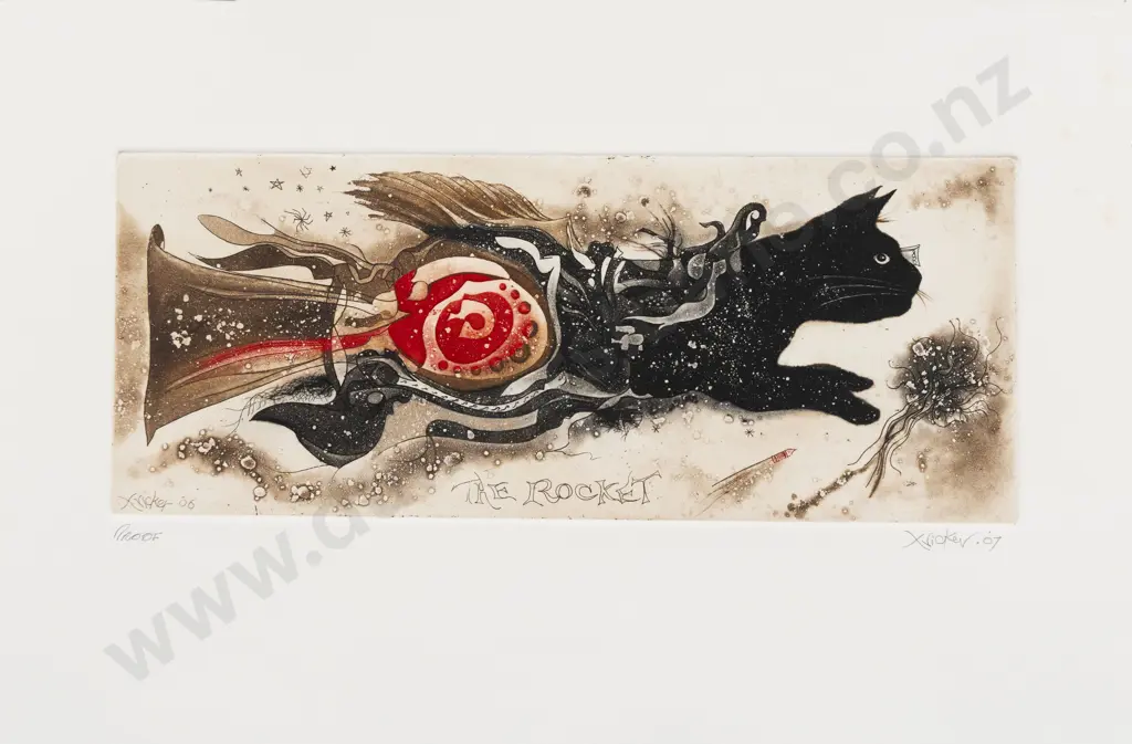 Gary Tricker (1938 - 2021) - The Rocket (unframed) Image 1++