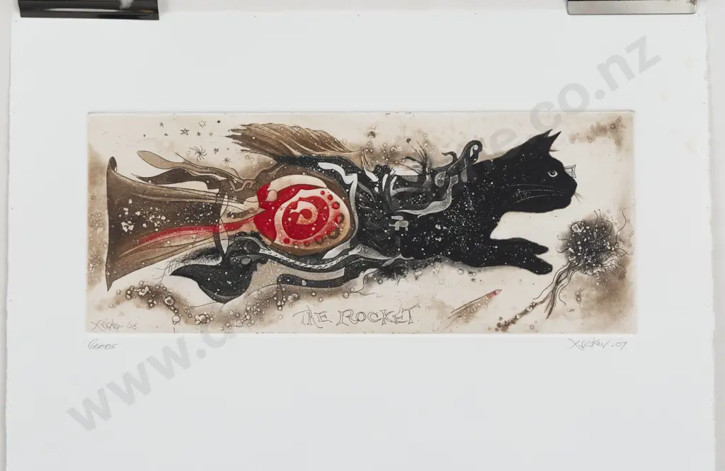 Gary Tricker (1938 - 2021) - The Rocket (unframed) Image 1++