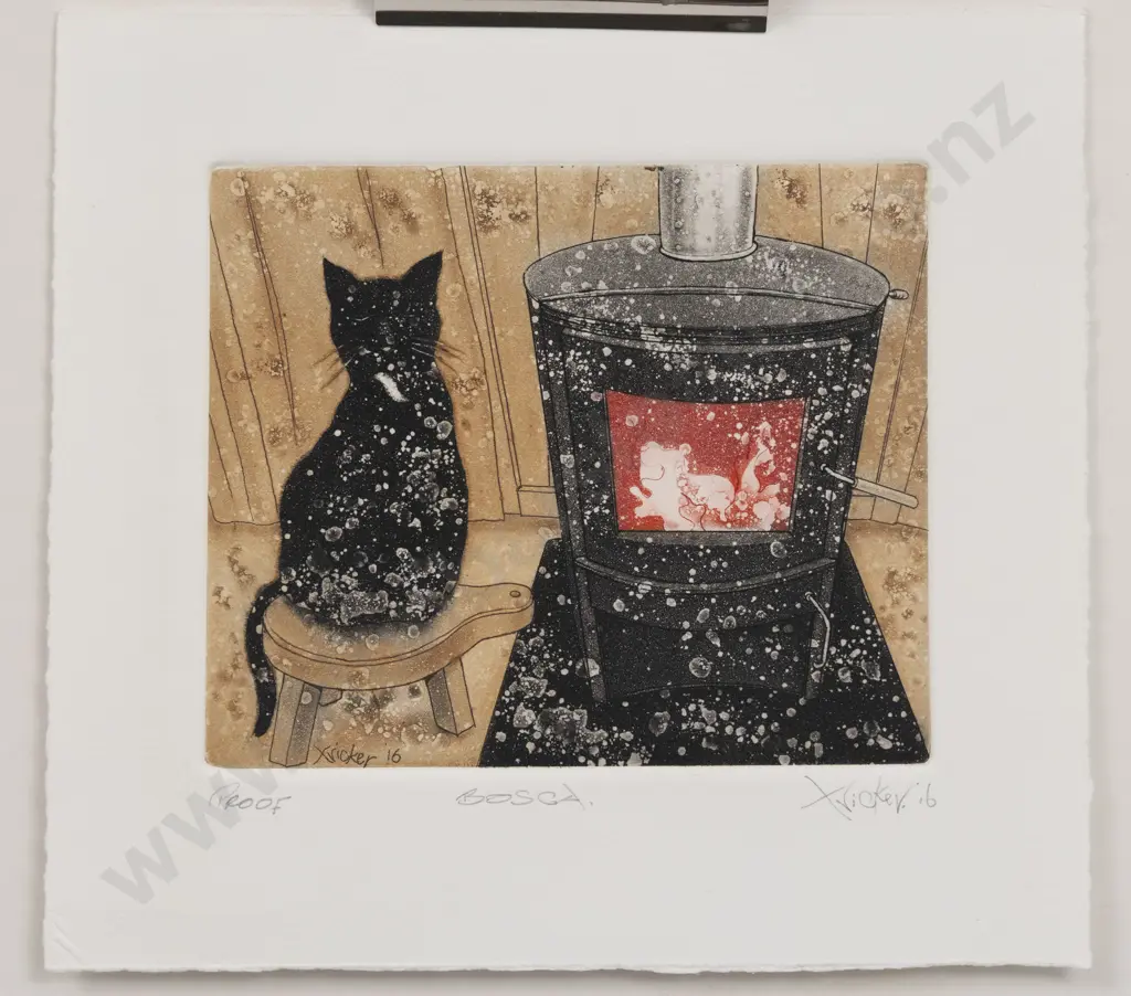 Gary Tricker (1938 - 2021) - Bosca (unframed) Image 1++