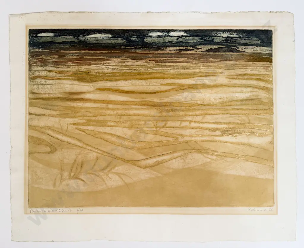 Alison Pickmere (1909 - 71) - Pakiri Sandhills (unframed) Image 1++