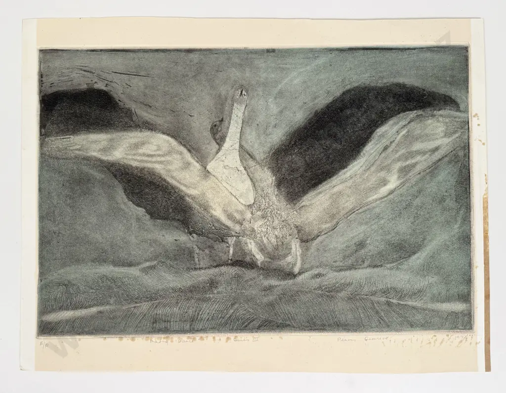 Penny Ormerod (1922 - 88) - Mating Dance (unframed) Image 1++