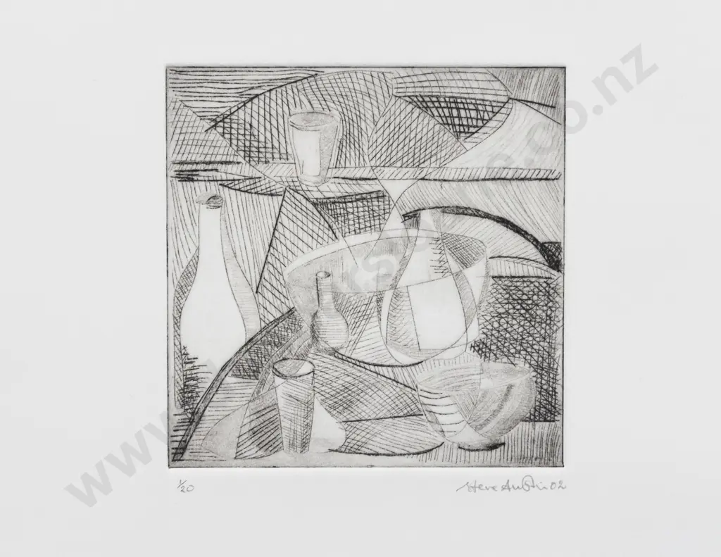 Steve Austin - Two Unframed Etchings Image 1++