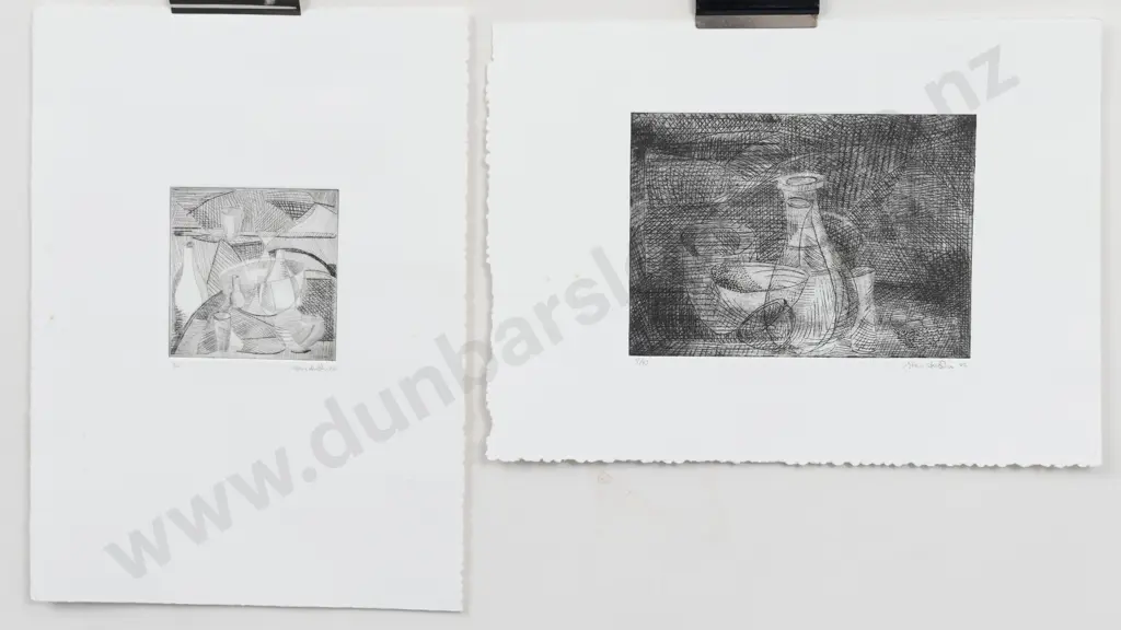 Steve Austin - Two Unframed Etchings Image 1++