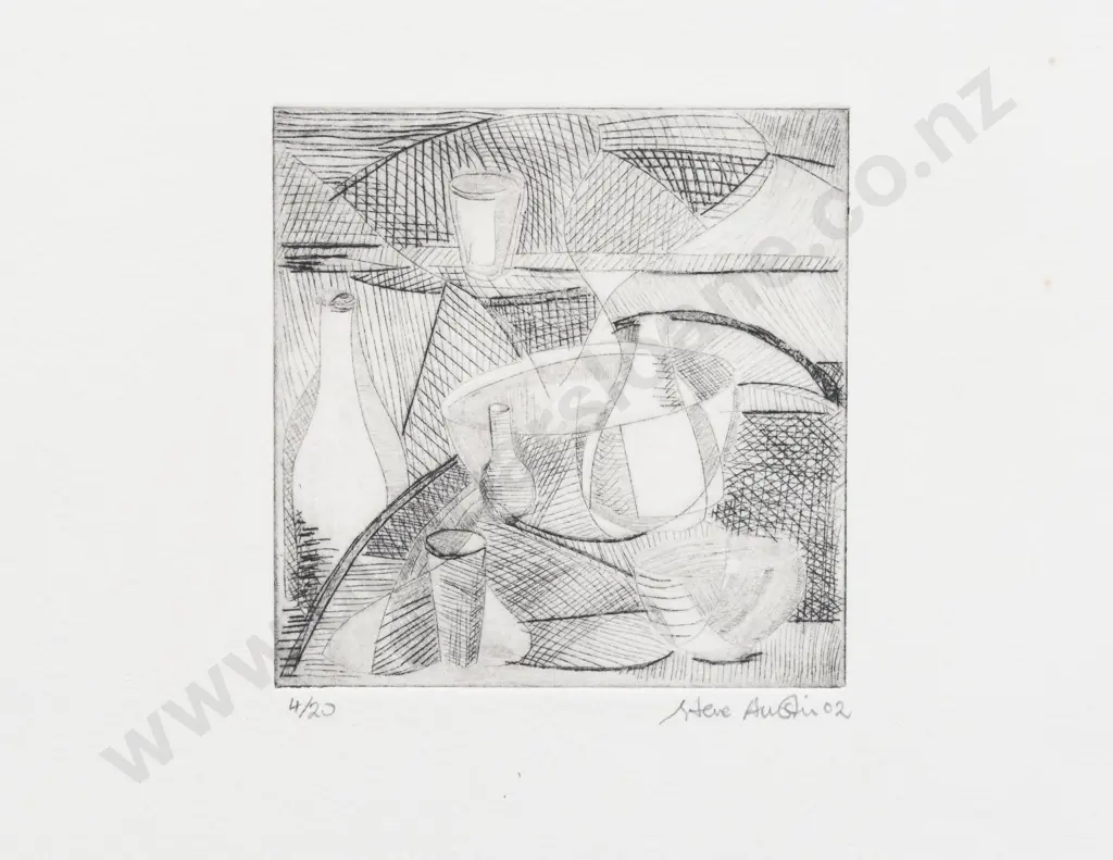 Steve Austin - Two Unframed Etchings Image 1++