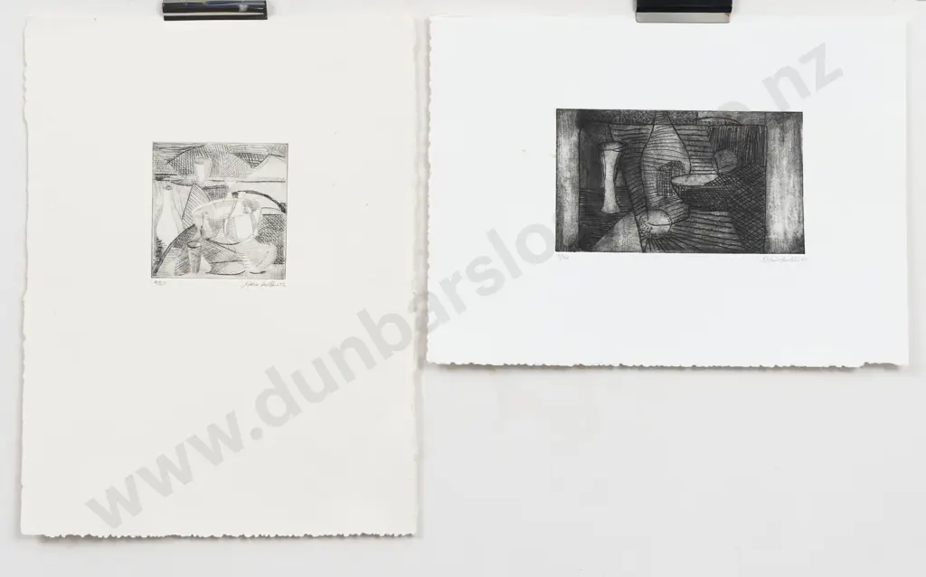 Steve Austin - Two Unframed Etchings Image 1++