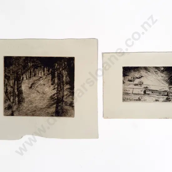 Sam Cairncross (1913 - 76) - Railway Study & Other (2) (unframed)