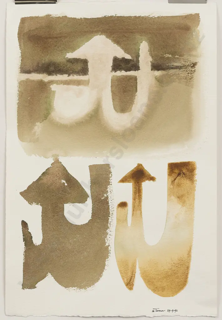 Denis Knight Turner (1924 - 2011) - Untitled Abstract (unframed) Image 1++