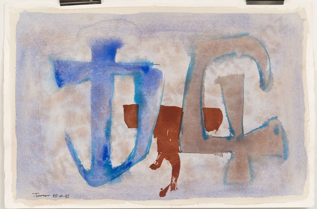 Denis Knight Turner (1924 - 2011) - Untitled Abstract (unframed) Image 1++