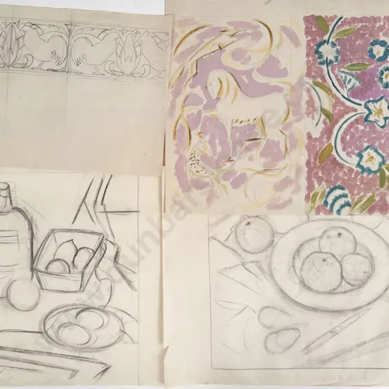 John Weeks (1888 - 1965) - 13 Sketchbook Studies (unframed)