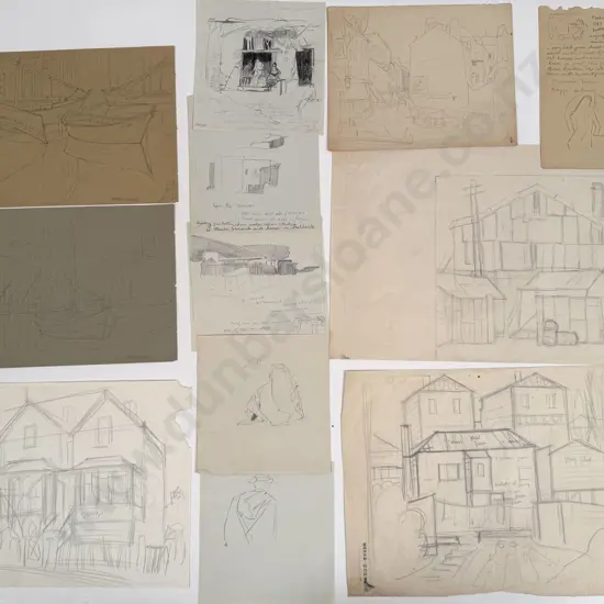 John Weeks (1888 - 1965) - 32 Sketchbook Studies (unframed)