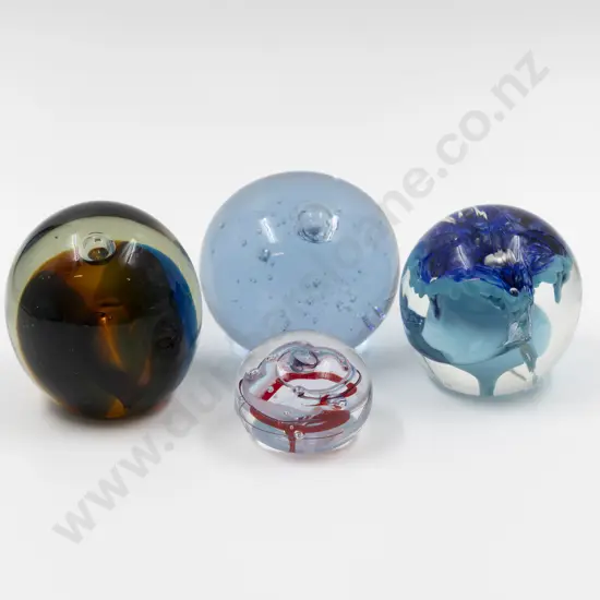 Four Unidentified NZ Paperweights