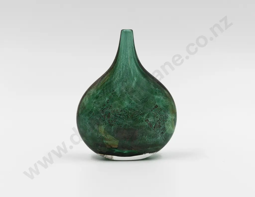 Isle of Wight Glass Moon Flask Vase Image 1++