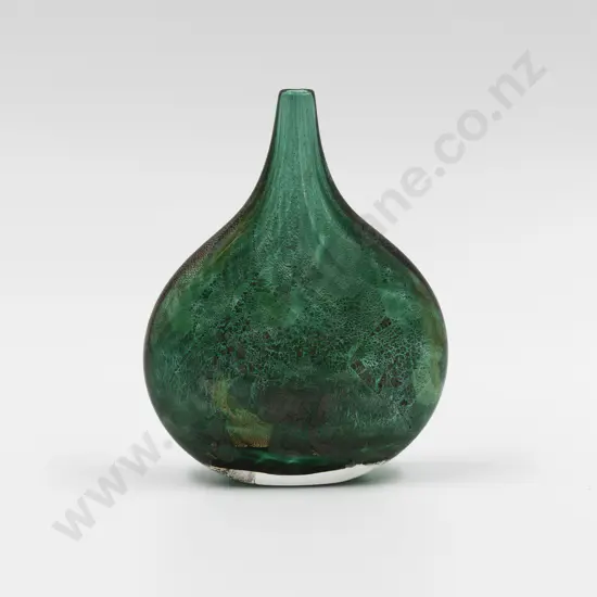 Isle of Wight Glass Moon Flask Vase