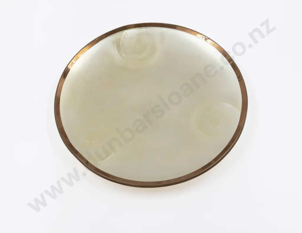 Darryl Fagence Glass Table Dish Image 1++