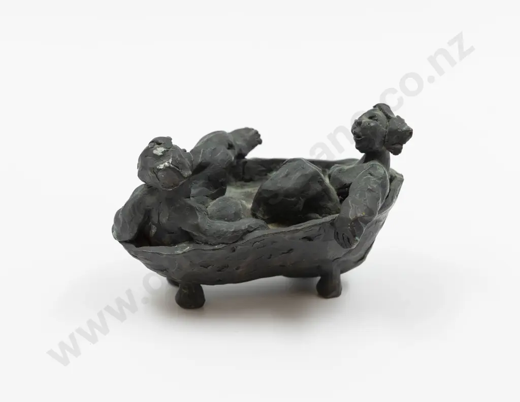 Di Conway Bronze 'Two in the Bath' Sculpture Image 1++