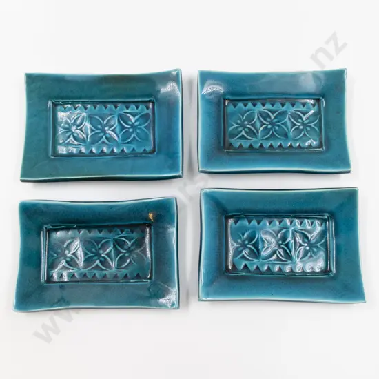 Four Merilyn Wiseman Rectangular Platters