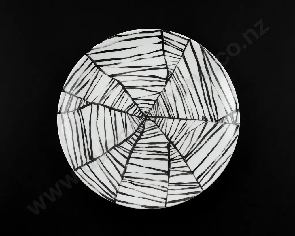 Set of Eight Hand Painted Plates Image 1++