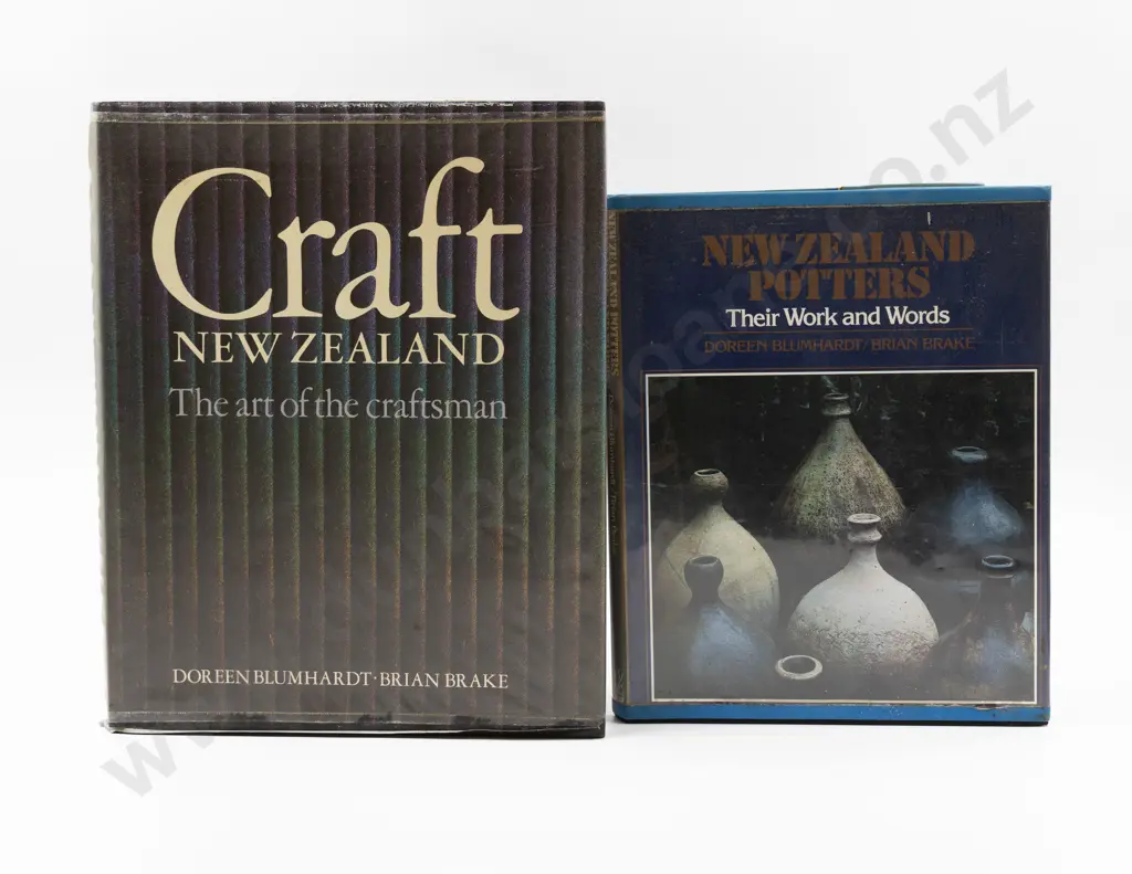 Doreen Blumhardt & Brian Brake - NZ Potters - Their Work and Words & Craft New Zealand Image 1++
