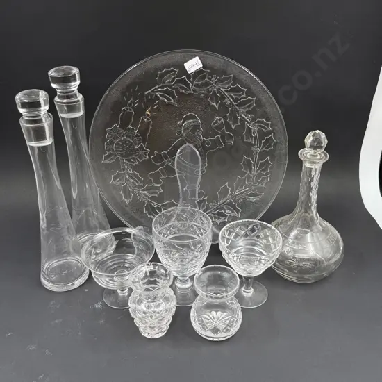 Quantity of Assorted Crystal & Glassware
