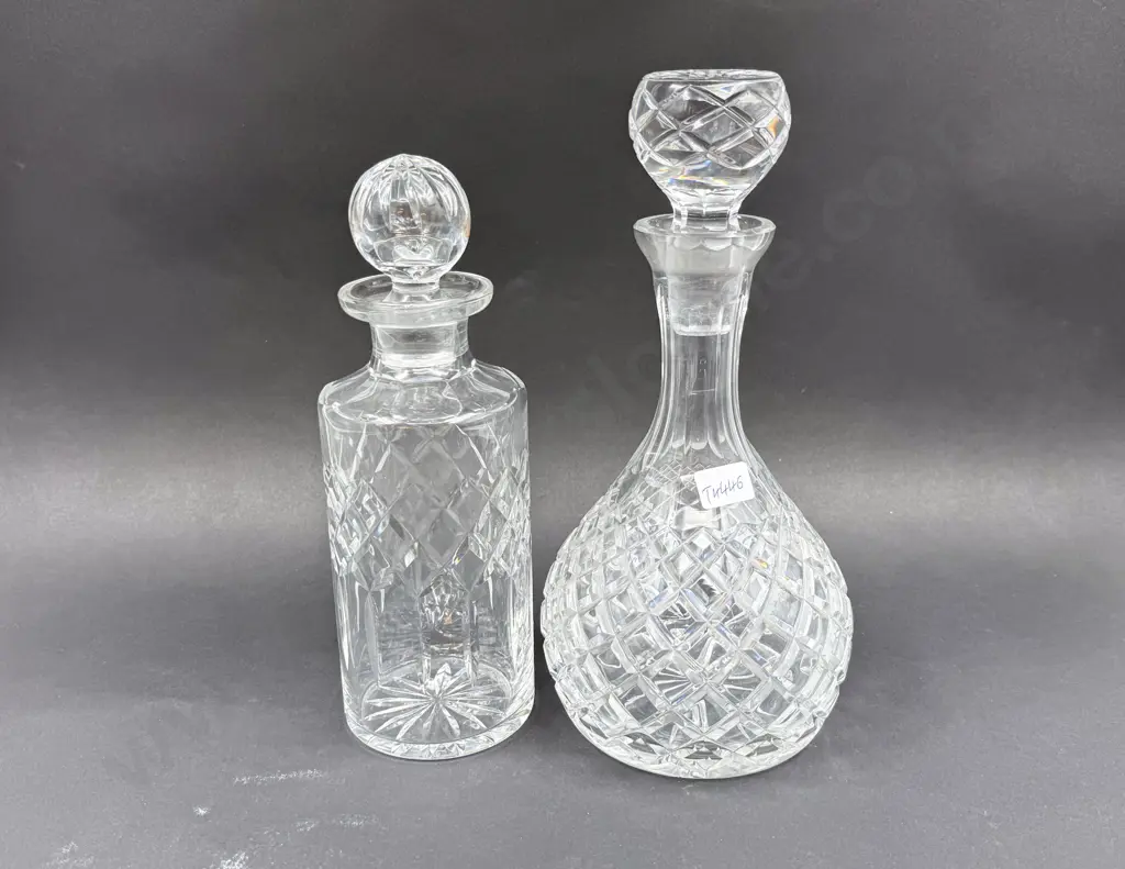Two Crystal Decanters Image 1++