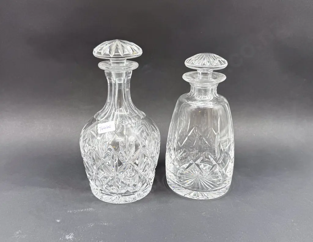 Two Crystal Decanters Image 1++