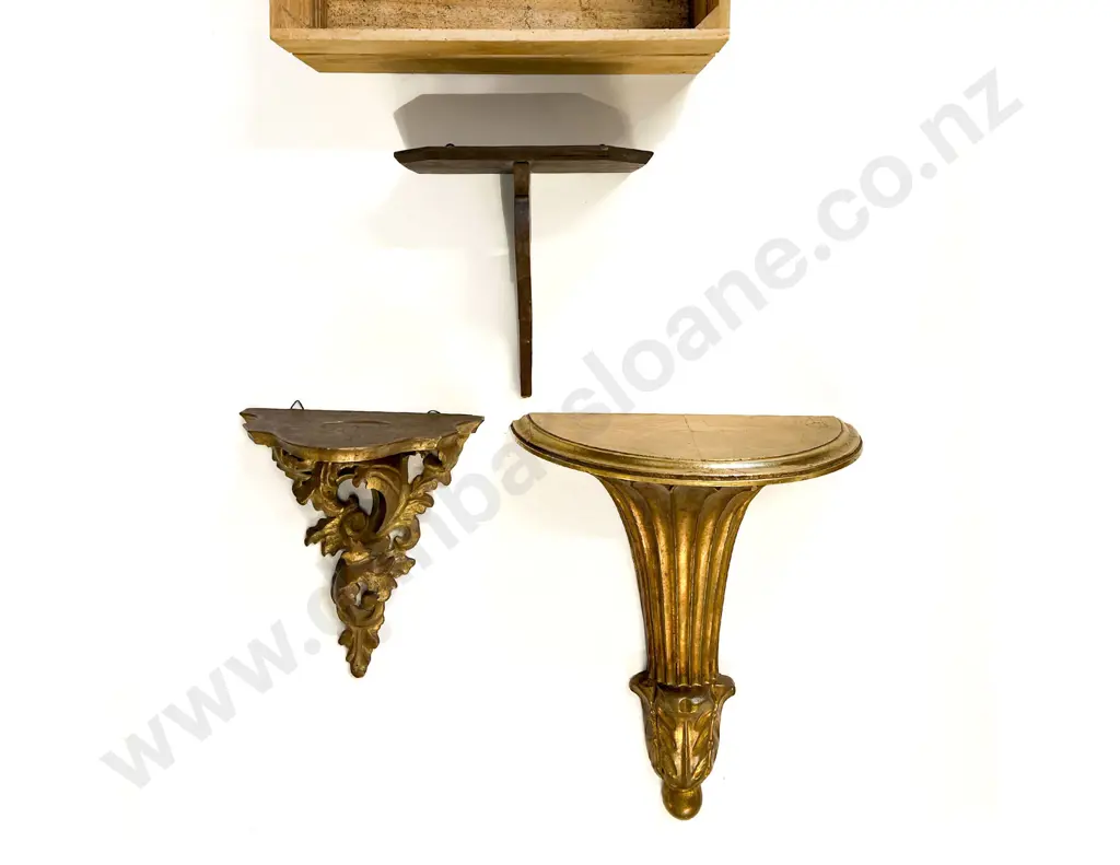 Four Assorted Wall Shelves Image 1++