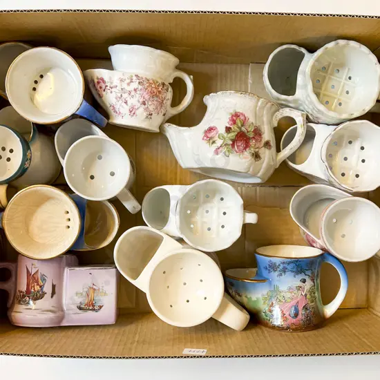 Quantity of Assorted Vintage Shaving Mugs