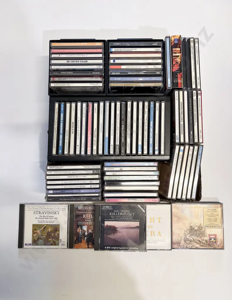 Box Quantity of Assorted CDs Image 1++