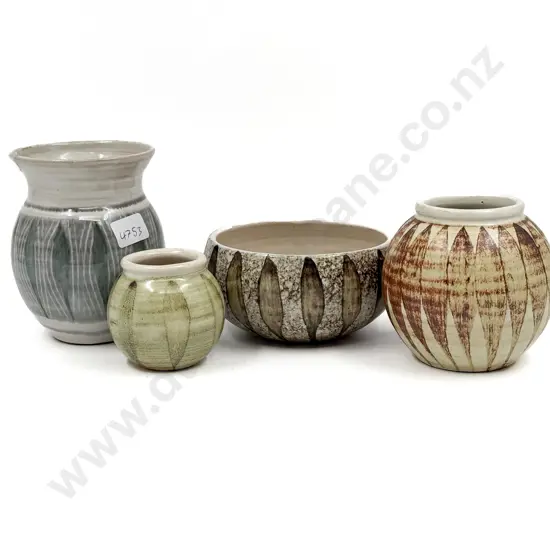 Four Pieces of Hanmer Pottery