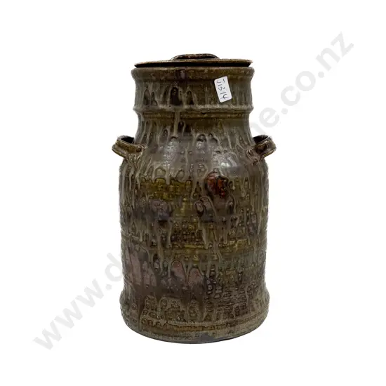 NZ Pottery Milk Cannister Form