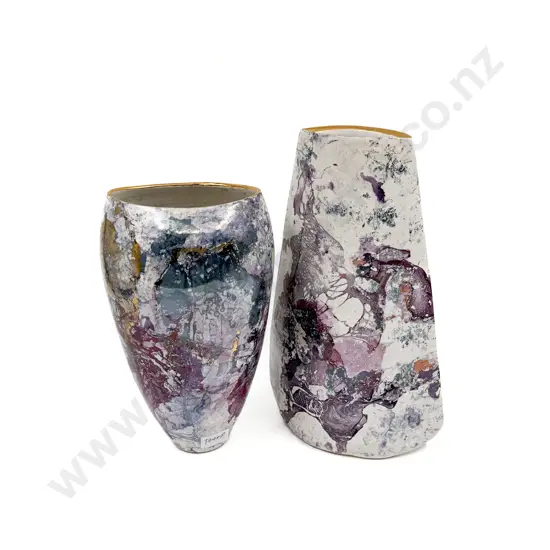 Two Patti Meads Lustre Vases
