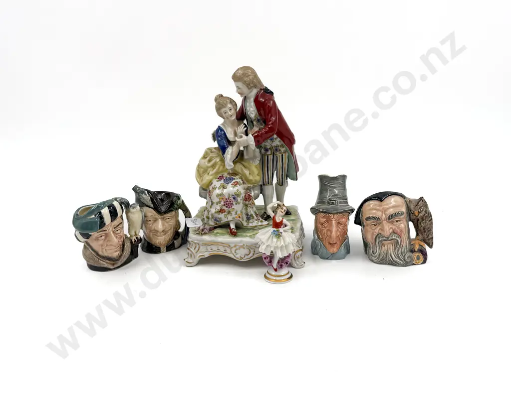 Three Assorted RD Small Character Jugs & Three Others Image 1++