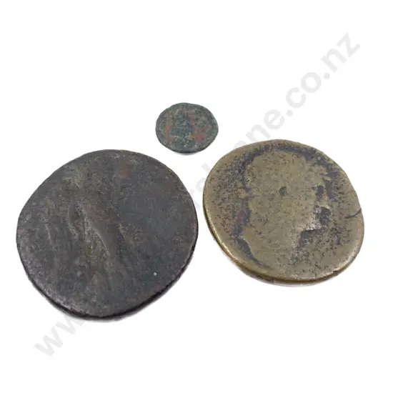 Three Antique Roman Coins