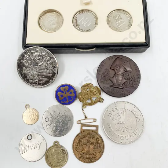 Alfred Dunhill S/S "YES / NO Coin Set