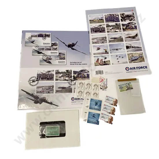 NZ Airforce First Day Cover Sheet & Various