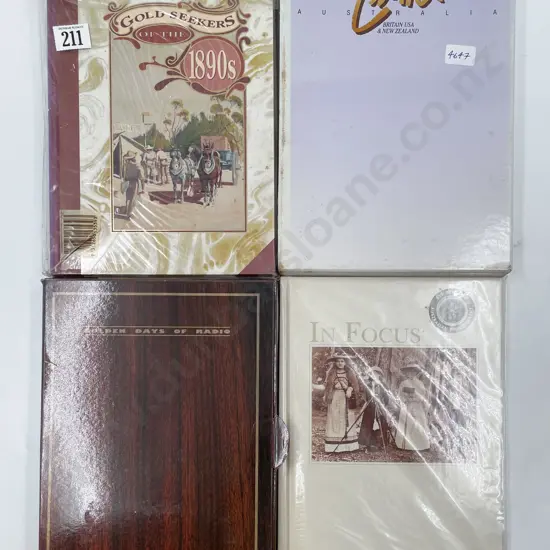 Five Australian FDC & Stamp Pack Folders