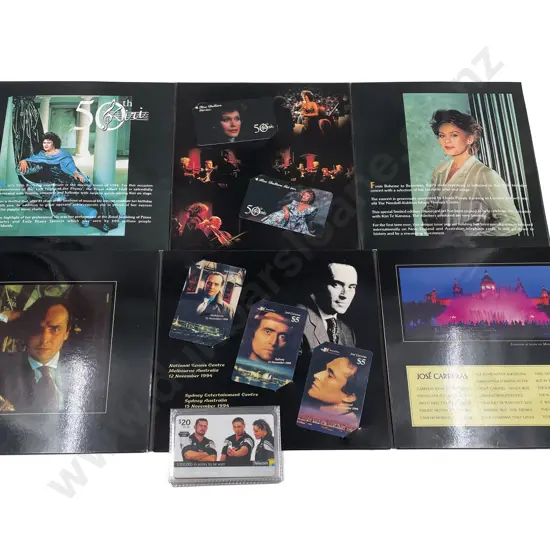 Two Ltd Edition Telecom Card Packs & All Black Set