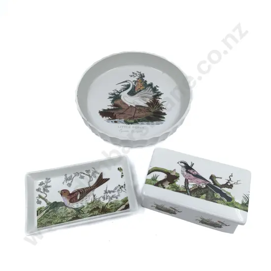 Portmerion Butter Dish together with Quiche Dish *NOTE PHOTO CHANGE