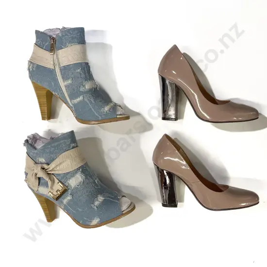 Two Pairs Ladies High Heel Shoes